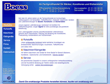 Tablet Screenshot of boess-gmbh.de